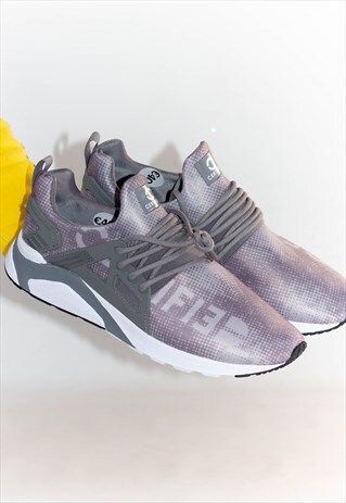 NEW CERTIFIED LACE UP GREY TRAINERS