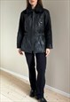 Vintage Warm Black Leather Jacket