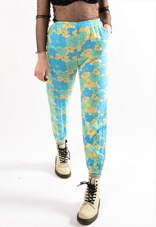 VINTAGE FESTIVAL SUMMER PATTERNED TROUSERS.