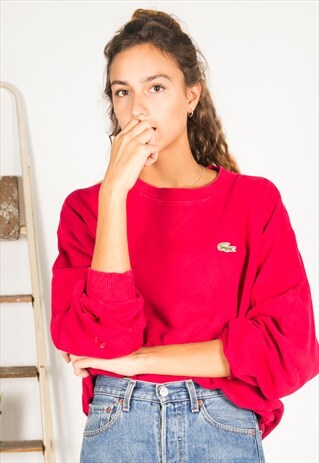 VINTAGE 90S LACOSTE SWEATSHIRT / R220
