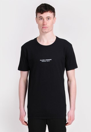 BLACK SHORT-SLEEVE CLASSIC T-SHIRT - RELAXED FIT