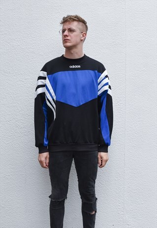 LIMITED EDITION VINTAGE ADIDAS 3 STRIPE SWEATSHIRT SIZE L