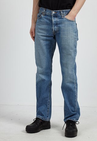 VINTAGE BLUE LEVI'S 501 FIT DENIM JEANS