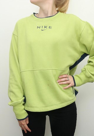 green nike crew neck