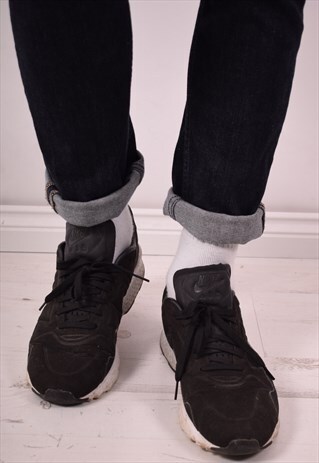 NIKE MENS VINTAGE TRAINERS SIZE 11 BLACK 90S