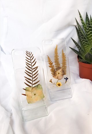 IPHONE 7 AND IPHONE 8 PRESSED FLOWER CASES/ COVERS