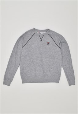 Vintage 90's Fila Sweatshirt Jumper Grey