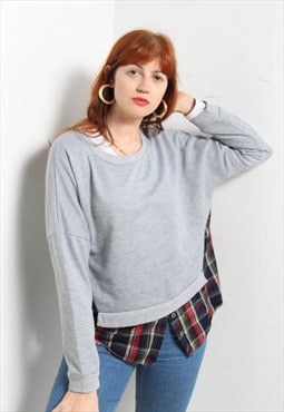 Vinage 90's Basics Oversize Sweatshirt Grey