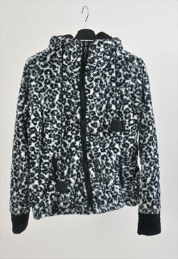 Vintage 00s fleece teddy hoodie jacket