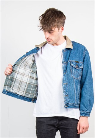 VINTAGE WRANGLER DARK DENIM JACKET