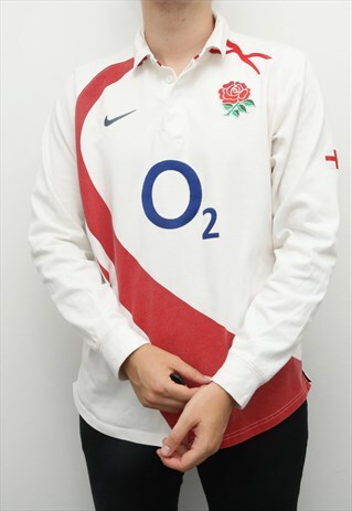 NIKE - ENGLAND RUGBY TEAM POLO SHIRT - XXLARGE