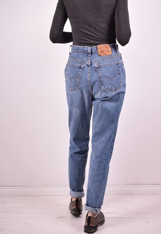LEVI'S 512 WOMENS VINTAGE JEANS W29 L30 BLUE 90'S