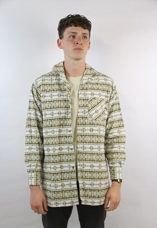 VINTAGE 90'S FUNKY PATTERNED SHIRT