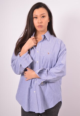 VINTAGE RALPH LAUREN SHIRT BLUE