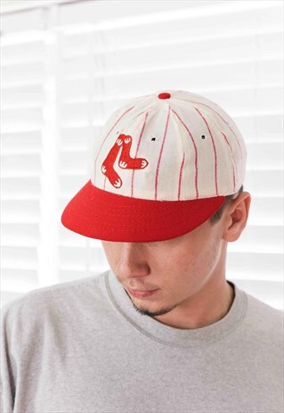VINTAGE ROMAN PRO BOSTON RED SOX BASEBALL CAP X 2.3