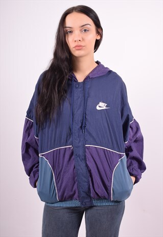 NIKE WOMENS VINTAGE JACKET LARGE MULTI 90'S