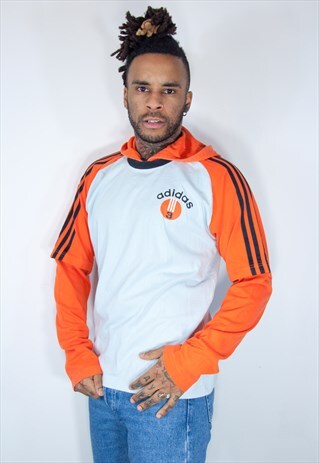 ADIDAS VINTAGE HOODIE ORANGE