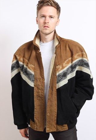 Vintage Aztec Navajo Fleece Lined Jacket | 619 Vintage | ASOS Marketplace