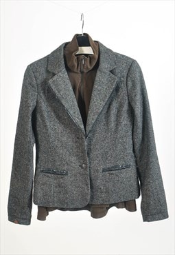 Vintage 00s tweed blazer jacket 