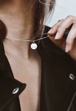 Boobs Necklace Silver
