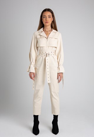 TRENCH JUMPSUIT