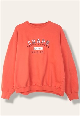 Vintage Ralph Lauren Sweatshirt Chaps in Orange L