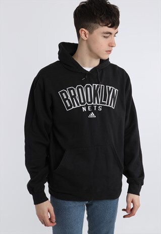 90S ADIDAS NBA EMBROIDERED HOODIE