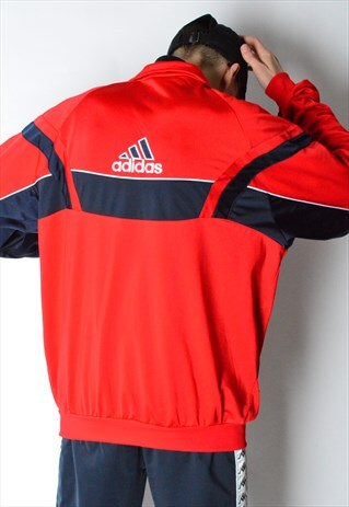 RED ADIDAS TRACK JACKET