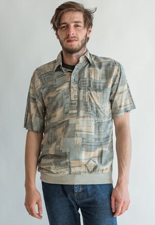 VINTAGE 80S FUNKY GRANDADS POLO T-SHIRT