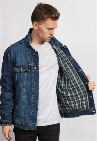 VINTAGE BLANKET LINED DENIM JACKET