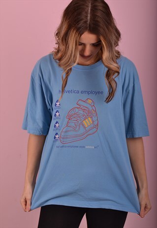 BLUE ADIDAS T-SHIRT GBT4433