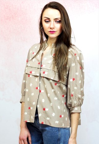 1990S VINTAGE JAPANESE INSPIRED BLOUSE