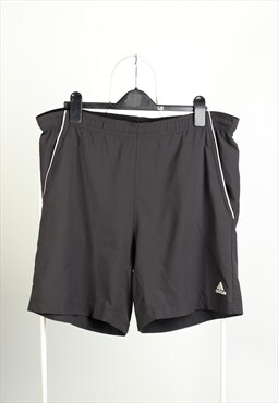 Vintage Adidas Sports Logo Shorts Black