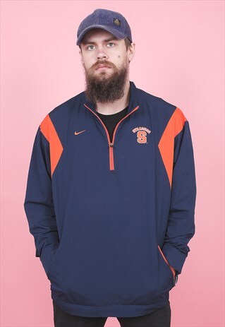 VINTAGE NIKE PULLOVER TRACK JACKET /R3179