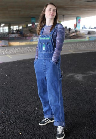 VINTAGE LIBERTY DENIM DUNGAREES