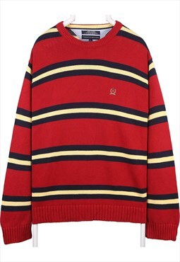 Vintage 90's Tommy Hilfiger Jumper / Sweater Knitted Striped
