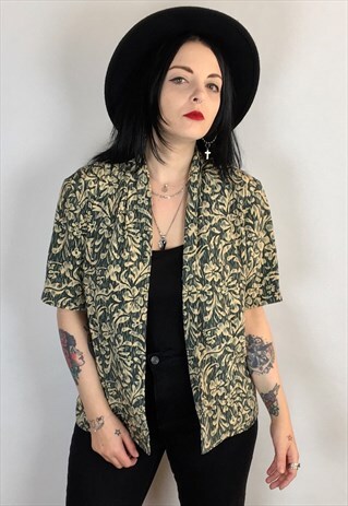 FLORAL PRINT EASTEX BLOUSE SIZE 14