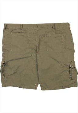 Vintage 90's Wrangler Shorts Cargo Pockets Khaki Green 46