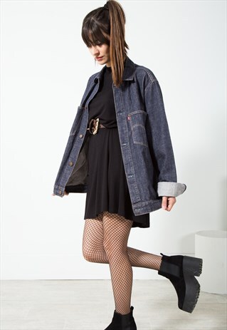 VINTAGE 80S CLASSIC LEVI'S BASIC DENIM JACKET / S1661
