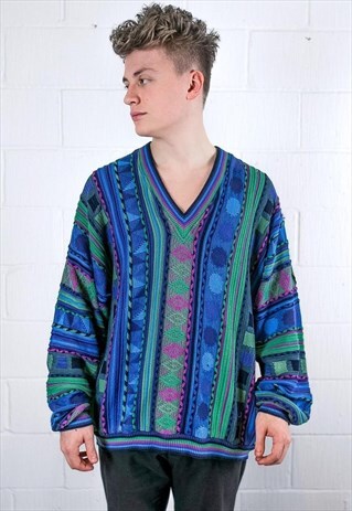 VINTAGE 90S CARLO COLUCCI KNIT JUMPER