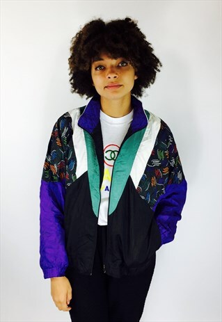 VINTAGE FESTIVAL 80S RAVE WINDBREAKER JACKET