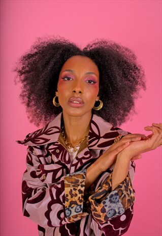 LILA BROWN BAROQUE JACKET