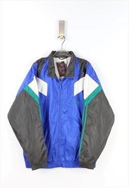 Adidas Vintage 90's Wind - Rain Jacket in Blue  - XL