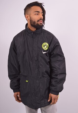 VINTAGE NIKE BVB WINDBREAKER JACKET BLACK
