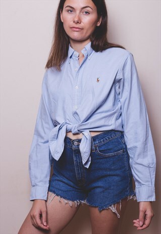 RALPH LAUREN BLUE OXFORD SHIRT