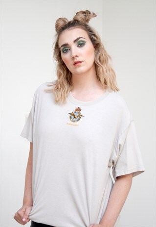 AIRFORCE EMBROIDERED VINTAGE T-SHIRT