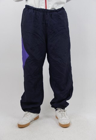 VINTAGE SERGIO TACCHINI PATTERNED SHELL TRACKSUIT BOTTOMS