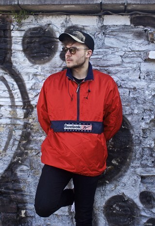 ORANGE REEBOK JACKET