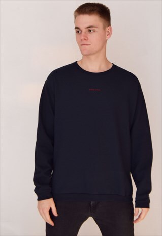 NAVY BROKE ARTIST (RED) SWEATSHIRT