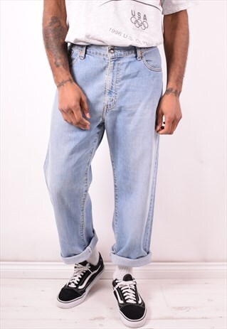LEVI'S 751 MENS VINTAGE JEANS W36 L28 BLUE 90S